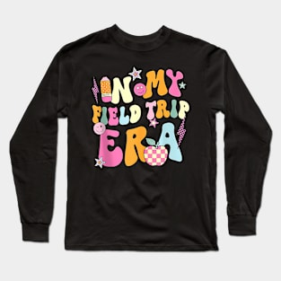 In My Field Trip Era Groovy Teacher Field Day 2024 Long Sleeve T-Shirt